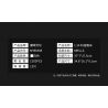 MOYU BLOCK MY88308 88308 non  NHỰA ĐƯỜNG 1:14 tỷ lệ 1:14 bộ đồ chơi xếp lắp ráp ghép mô hình  Kỹ Thuật Công Nghệ Cao Mô Hình Phương Tiện 1202 khối