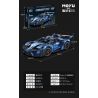MOYU BLOCK MY88016 88016 non  SIÊU XE LE GT 1:8 tỷ lệ 1:8 bộ đồ chơi xếp lắp ráp ghép mô hình  CONCEPT SUPERCAR Kỹ Thuật Công Nghệ Cao Mô Hình Phương Tiện 3624 khối