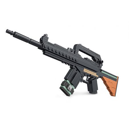 PanlosBrick 630004 Panlos Brick 630004 non  ĐỘI SWAT SÚNG TRƯỜNG M416 KẾT HỢP 8 bộ đồ chơi xếp lắp ráp ghép mô hình Military Army Quân Sự Bộ Đội 346 khối