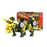 WISE BLOCK HA389708 389708 non  TAI NẠN CƠ TRICERATOPS bộ đồ chơi xếp lắp ráp ghép mô hình DINOSAUR 244 khối