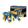 WISE BLOCK HA389704-A 389704-A non  TRICERATOPS XUNG bộ đồ chơi xếp lắp ráp ghép mô hình DINOSAUR 168 khối