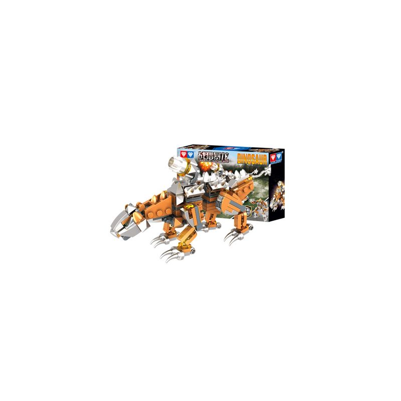 WISE BLOCK HA389703-A 389703-A non Lego SPINOSAURUS RĂNG BẠC bộ đồ chơi xếp lắp ráp ghép mô hình DINOSAUR 165 khối