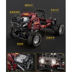 CADA DOUBLEE C64002 64002 non  ĐUA XE KART bộ đồ chơi xếp lắp ráp ghép mô hình KNIVES OUT 788 khối