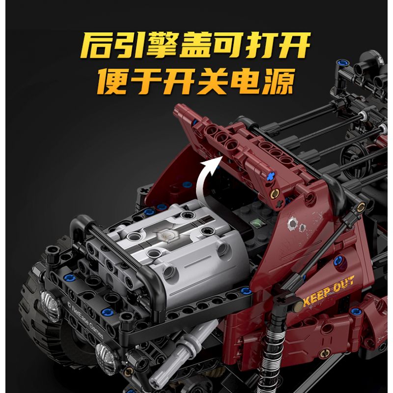 CADA DOUBLEE C64002 64002 non  ĐUA XE KART bộ đồ chơi xếp lắp ráp ghép mô hình KNIVES OUT 788 khối