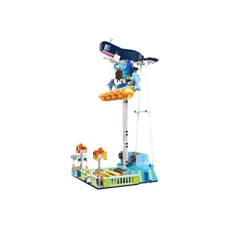 JIESTAR 37403 non  BIỂN SÂU bộ đồ chơi xếp lắp ráp ghép mô hình 764 khối