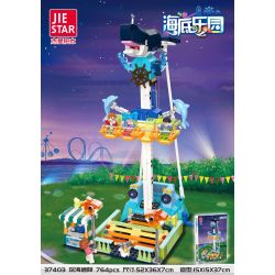 JIESTAR 37403 non  BIỂN SÂU bộ đồ chơi xếp lắp ráp ghép mô hình 764 khối