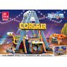 JIESTAR 37401 non  CUỘC PHIÊU LƯU VÀNG bộ đồ chơi xếp lắp ráp ghép mô hình CORSAIR 1063 khối