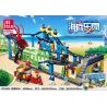 JIESTAR 37400 non  TỐC ĐỘ ĐẠI DƯƠNG bộ đồ chơi xếp lắp ráp ghép mô hình DEEPLIFT 1308 khối