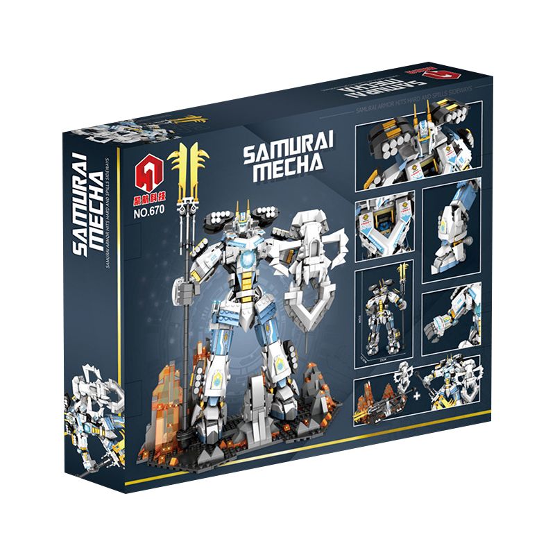 JUHANG TECHNOLOGY 670 non  CHIẾN BINH TITAN MECH bộ đồ chơi xếp lắp ráp ghép mô hình SAMURAI MECHA 1588 khối JUHANG TECHNOLOGY 670 non  CHIẾN BINH TITAN MECH bộ đồ chơi xếp lắp ráp ghép mô hình SAMURAI MECHA 1588 khối