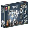 JUHANG TECHNOLOGY 670 non  CHIẾN BINH TITAN MECH bộ đồ chơi xếp lắp ráp ghép mô hình SAMURAI MECHA 1588 khối