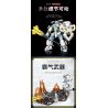 JUHANG TECHNOLOGY 670 non  CHIẾN BINH TITAN MECH bộ đồ chơi xếp lắp ráp ghép mô hình SAMURAI MECHA 1588 khối