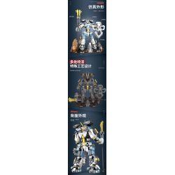 JUHANG TECHNOLOGY 670 non  CHIẾN BINH TITAN MECH bộ đồ chơi xếp lắp ráp ghép mô hình SAMURAI MECHA 1588 khối JUHANG TECHNOLOGY 670 non  CHIẾN BINH TITAN MECH bộ đồ chơi xếp lắp ráp ghép mô hình SAMURAI MECHA 1588 khối