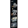 JUHANG TECHNOLOGY 670 non  CHIẾN BINH TITAN MECH bộ đồ chơi xếp lắp ráp ghép mô hình SAMURAI MECHA 1588 khối