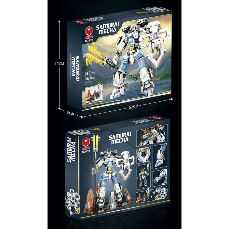 JUHANG TECHNOLOGY 670 non  CHIẾN BINH TITAN MECH bộ đồ chơi xếp lắp ráp ghép mô hình SAMURAI MECHA 1588 khối JUHANG TECHNOLOGY 670 non  CHIẾN BINH TITAN MECH bộ đồ chơi xếp lắp ráp ghép mô hình SAMURAI MECHA 1588 khối