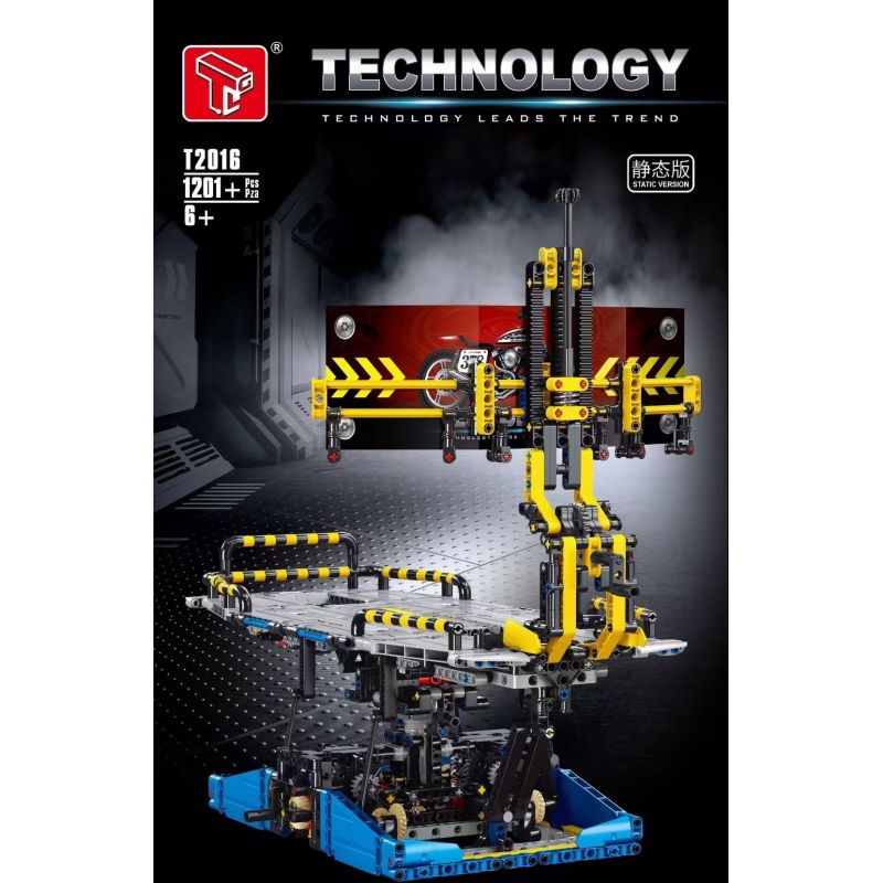 TA GAOLE T2016 2016 non  GHẾ THỬ NGHIỆM MÔ PHỎNG XE MÁY bộ đồ chơi xếp lắp ráp ghép mô hình  MOTORCYCLE SIMULATION TEST BENCH Kỹ Thuật Công Nghệ Cao Mô Hình Phương Tiện 1201 khối