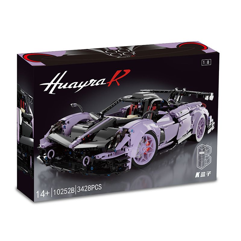 K BOX 10252B 10252 non  PAGANI HUAYRAR bộ đồ chơi xếp lắp ráp ghép mô hình  Kỹ Thuật Công Nghệ Cao Mô Hình Phương Tiện 3428 khối