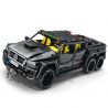 REOBRIX 11001 non  BRABUS G700 6X6 bộ đồ chơi xếp lắp ráp ghép mô hình  G-700（6X6 OFF ROAD） Kỹ Thuật Công Nghệ Cao Mô Hình Phương Tiện 2162 khối