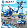 ZHEGAO QL0268 0268 non  LỰC LƯỢNG CẢNH SÁT KADIFEI 4 KIỂU bộ đồ chơi xếp lắp ráp ghép mô hình Police 293 khối
