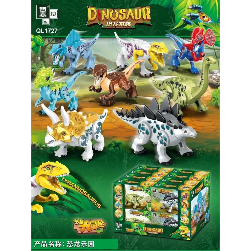 ZHEGAO QL1727 1727 non  THIÊN ĐƯỜNG KHỦNG LONG bộ đồ chơi xếp lắp ráp ghép mô hình Jurassic World DINOSAUR Thế Giới Khủng Long ZHEGAO QL1727 1727 non  THIÊN ĐƯỜNG KHỦNG LONG bộ đồ chơi xếp lắp ráp ghép mô hình Jurassic World DINOSAUR Thế Giới Khủng Long