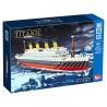 ZHEGAO LZ8235 8235 non  TÀU TITANIC bộ đồ chơi xếp lắp ráp ghép mô hình Creator Sáng Tạo 4404 khối