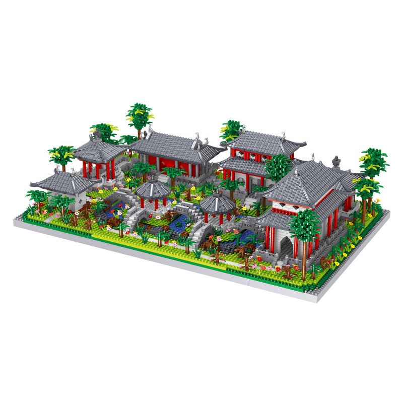 ZHEGAO LZ8239 8239 non Lego VƯỜN TÔ CHÂU bộ đồ chơi xếp lắp ráp ghép mô hình Architecture Công Trình Kiến Trúc 4174 khối