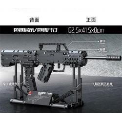 SEMBO 702940 non  SÚNG TIỂU LIÊN QCW05 bộ đồ chơi xếp lắp ráp ghép mô hình BLOCK GUN 815 khối