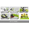 SEMBO 710000 non  MÁY GẶT NGÔ bộ đồ chơi xếp lắp ráp ghép mô hình TECHNIQUE 2023 khối