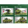 SEMBO 203114 non  XE CHIẾN ĐẤU BỘ BINH 8X8 bộ đồ chơi xếp lắp ráp ghép mô hình Military Army 8X8 INFANTRY FIGHTING CEHICLE Quân Sự Bộ Đội 275 khối