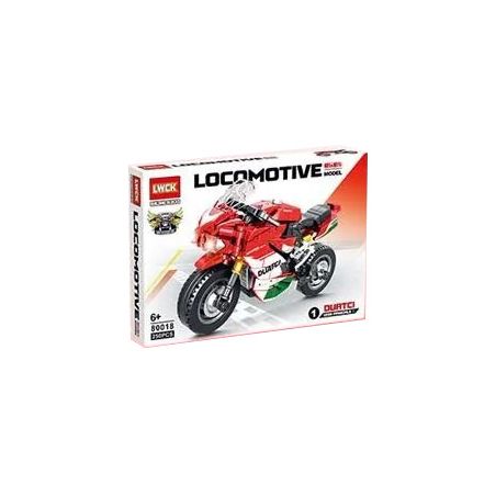 LWCK 80018-1 non  DUCATI 1299 PANIGALE R bộ đồ chơi xếp lắp ráp ghép mô hình Racers Đua Tốc Độ 250 khối