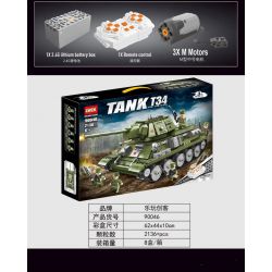 LWCK 90046 non  XE TĂNG T-34 bộ đồ chơi xếp lắp ráp ghép mô hình Military Army TANK T34 Quân Sự Bộ Đội 2136 khối