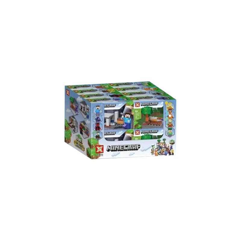 SX 1076 non Lego MỎ NHỎ bộ đồ chơi xếp lắp ráp ghép mô hình Minecraft Game Xây Dựng