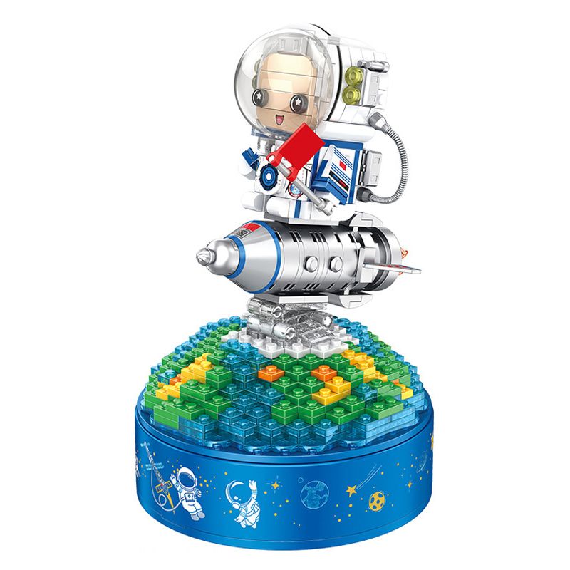 PanlosBrick 656018 Panlos Brick 656018 non Lego BIỂN SAO bộ đồ chơi xếp lắp ráp ghép mô hình Space Exploration CREATIVE MUSIC BOX Thám Hiểm Không Gian 546 khối