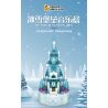 PanlosBrick 656016 Panlos Brick 656016 non  PHÁO ĐÀI TUYẾT bộ đồ chơi xếp lắp ráp ghép mô hình Frozen CREATIVE MUSIC BOX Nữ Hoàng Băng Giá 574 khối