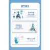 PanlosBrick 656016 Panlos Brick 656016 non  PHÁO ĐÀI TUYẾT bộ đồ chơi xếp lắp ráp ghép mô hình Frozen CREATIVE MUSIC BOX Nữ Hoàng Băng Giá 574 khối
