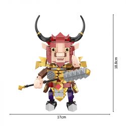 COGO 15709-4 non  TÂY DU QUỶ VƯƠNG bộ đồ chơi xếp lắp ráp ghép mô hình 327 khối