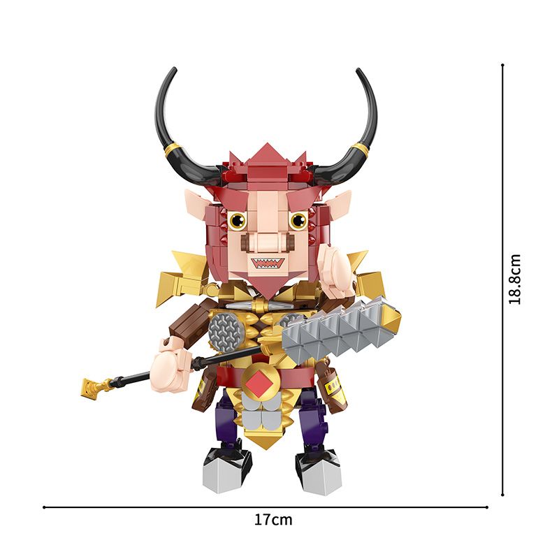 COGO 15709-4 non  TÂY DU QUỶ VƯƠNG bộ đồ chơi xếp lắp ráp ghép mô hình 327 khối