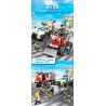 GUDI 10004 non  CƯỚP NGÂN HÀNG bộ đồ chơi xếp lắp ráp ghép mô hình Police LIVIN'CITY BANK ROBBERY Cảnh Sát 437 khối