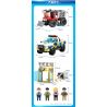 GUDI 10004 non  CƯỚP NGÂN HÀNG bộ đồ chơi xếp lắp ráp ghép mô hình Police LIVIN'CITY BANK ROBBERY Cảnh Sát 437 khối