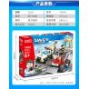 GUDI 10004 non  CƯỚP NGÂN HÀNG bộ đồ chơi xếp lắp ráp ghép mô hình Police LIVIN'CITY BANK ROBBERY Cảnh Sát 437 khối