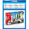 GUDI 10001 10001A 10001B 10001C 10001D non  CẢNH SÁT THÀNH PHỐ 4 TRONG 1 bộ đồ chơi xếp lắp ráp ghép mô hình City LIVIN'CITY 452 khối
