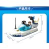 GUDI 10001 10001A 10001B 10001C 10001D non  CẢNH SÁT THÀNH PHỐ 4 TRONG 1 bộ đồ chơi xếp lắp ráp ghép mô hình City LIVIN'CITY 452 khối