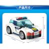 GUDI 10001 10001A 10001B 10001C 10001D non  CẢNH SÁT THÀNH PHỐ 4 TRONG 1 bộ đồ chơi xếp lắp ráp ghép mô hình City LIVIN'CITY 452 khối