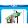 GUDI 10001 10001A 10001B 10001C 10001D non  CẢNH SÁT THÀNH PHỐ 4 TRONG 1 bộ đồ chơi xếp lắp ráp ghép mô hình City LIVIN'CITY 452 khối