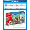 GUDI 10001 10001A 10001B 10001C 10001D non  CẢNH SÁT THÀNH PHỐ 4 TRONG 1 bộ đồ chơi xếp lắp ráp ghép mô hình City LIVIN'CITY 452 khối