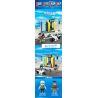 GUDI 10001 10001A 10001B 10001C 10001D non  CẢNH SÁT THÀNH PHỐ 4 TRONG 1 bộ đồ chơi xếp lắp ráp ghép mô hình City LIVIN'CITY 452 khối