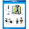 GUDI 10001 10001A 10001B 10001C 10001D non  CẢNH SÁT THÀNH PHỐ 4 TRONG 1 bộ đồ chơi xếp lắp ráp ghép mô hình City LIVIN'CITY 452 khối
