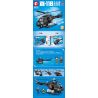 SEMBO 202158 non  TRỰC THĂNG VŨ TRANG ZHI-11B bộ đồ chơi xếp lắp ráp ghép mô hình Military Army Z-11B ATTACK HELICOPTER Quân Sự Bộ Đội 463 khối