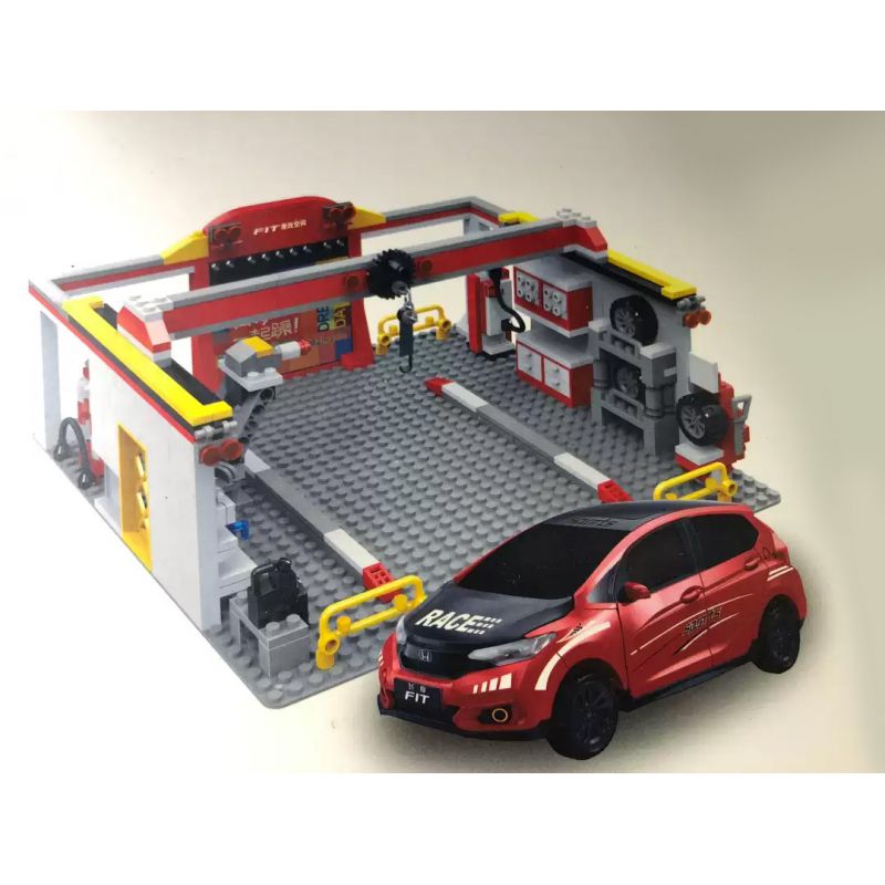 GUANGZHOU AUTOMOBILE 5218 non  KHÔNG GIAN THAY ĐỔI THỦY TRIỀU bộ đồ chơi xếp lắp ráp ghép mô hình