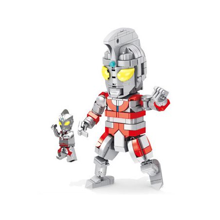 PanlosBrick 690031 Panlos Brick 690031 non  SIÊU NHÂN ACE bộ đồ chơi xếp lắp ráp ghép mô hình Ultraman Vệ Binh Vũ Trụ Siêu Nhân Điện Quang 567 khối