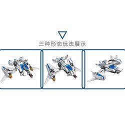 JIESTAR 69000 non  BIẾN ĐỔI SIÊU NHẢY VỌT HIỆP SĨ KIẾM GIÓ PHÒNG THỦ TRÁI ĐẤT bộ đồ chơi xếp lắp ráp ghép mô hình SUPER DEFORMED 901 khối